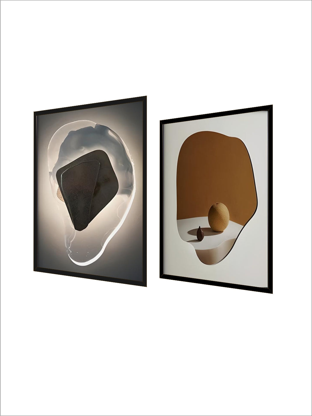Modern Aesthetics Abstract Geometry Wall Art Fine Art Canvas Prints Pictures For Luxury Apartment Living Room Dining Room Entrance Foyer Art Decor