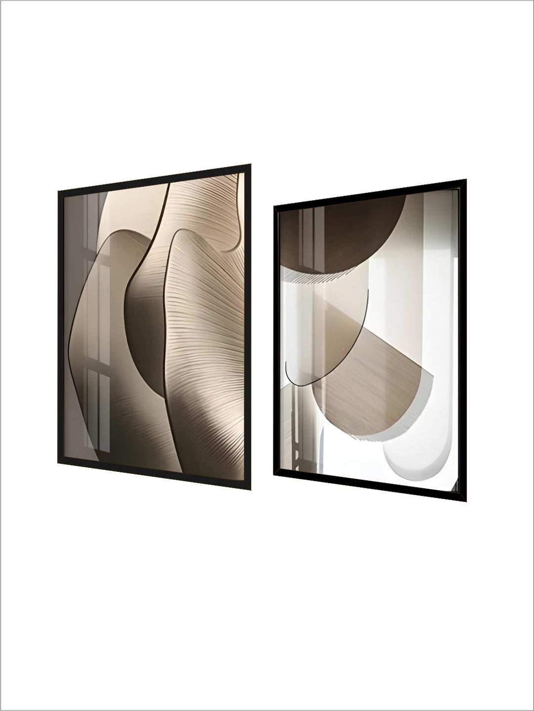 Modern Aesthetics Abstract Geometry Wall Art Fine Art Canvas Prints Pictures For Luxury Apartment Living Room Dining Room Entrance Foyer Art Decor