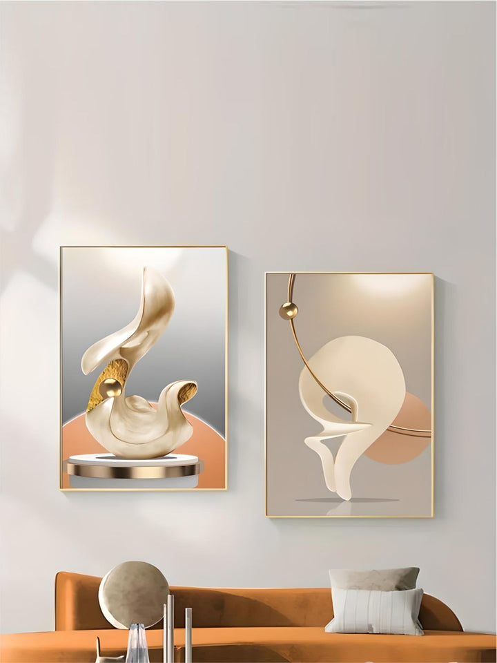 Modern Aesthetics Abstract Still Life Wall Art Fine Art Canvas Prints Light Luxury Pictures For Living Room Dining Room Home Office Decor