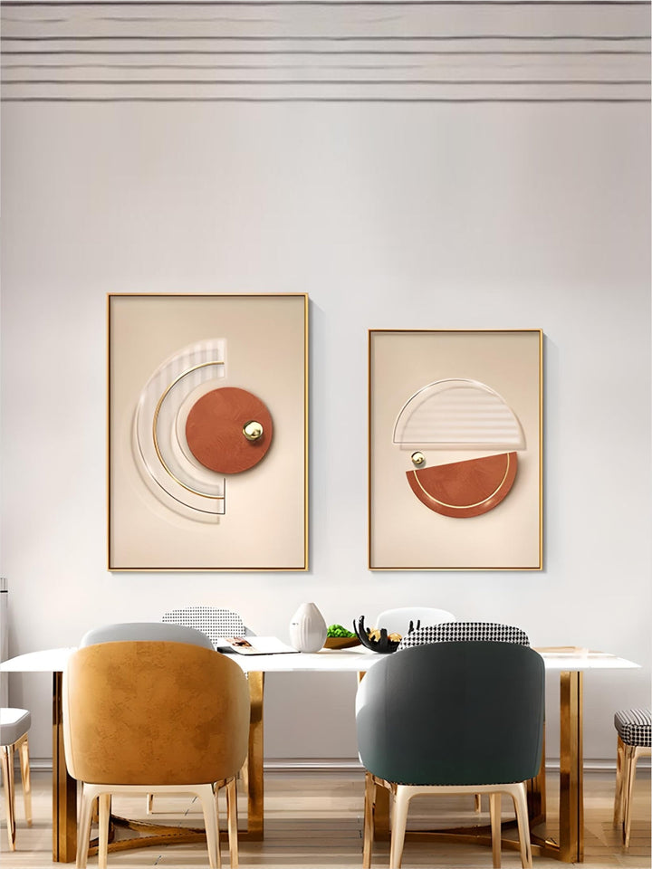 Harmonious Abstract Geometry Modern Aesthetics Wall Art Fine Art Canvas Prints Posters Pictures For Contemporary Apartment Living Room