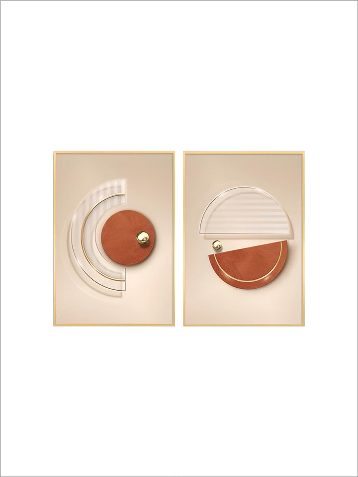 Harmonious Abstract Geometry Modern Aesthetics Wall Art Fine Art Canvas Prints Posters Pictures For Contemporary Apartment Living Room