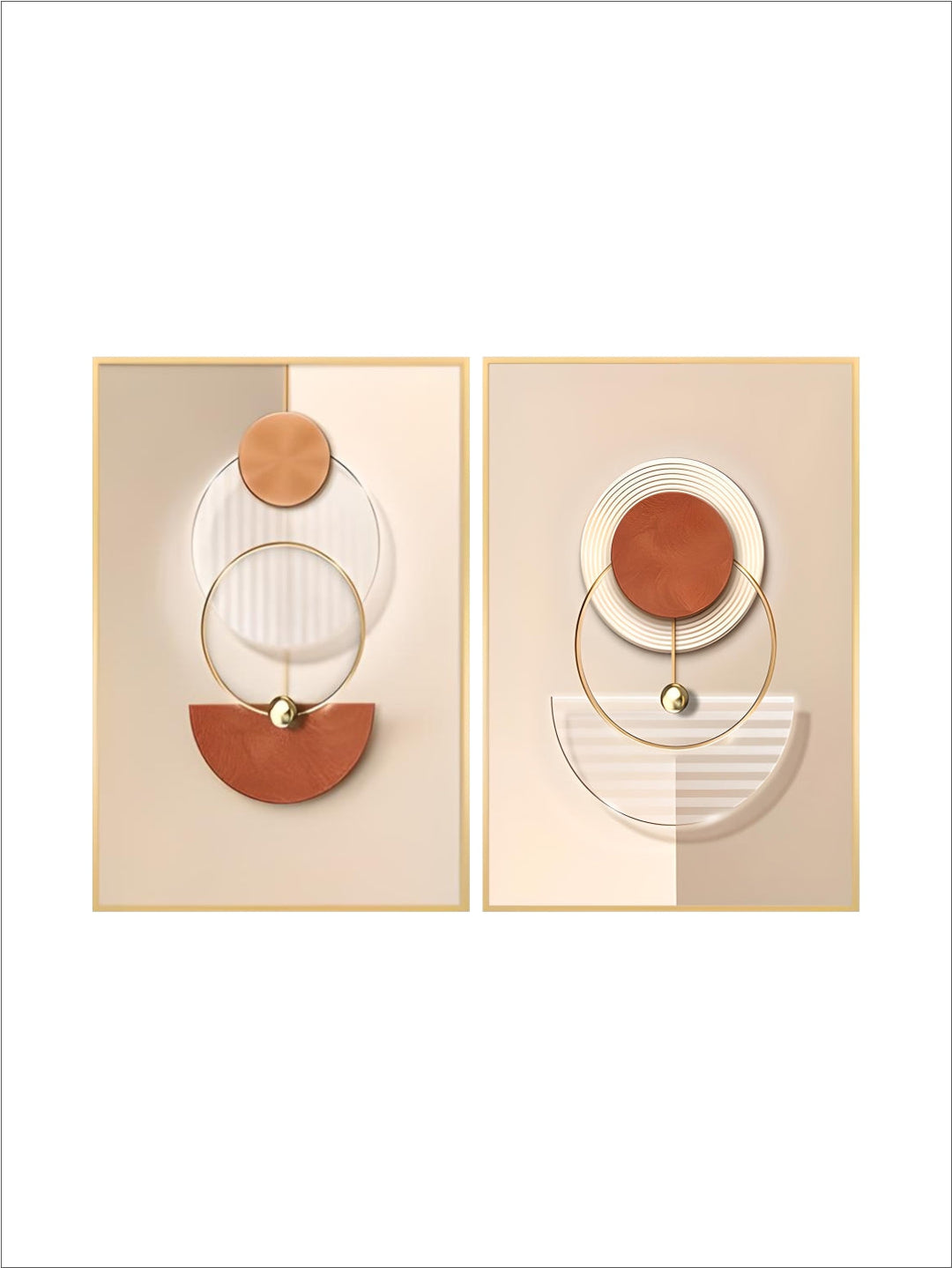 Harmonious Abstract Geometry Modern Aesthetics Wall Art Fine Art Canvas Prints Posters Pictures For Contemporary Apartment Living Room