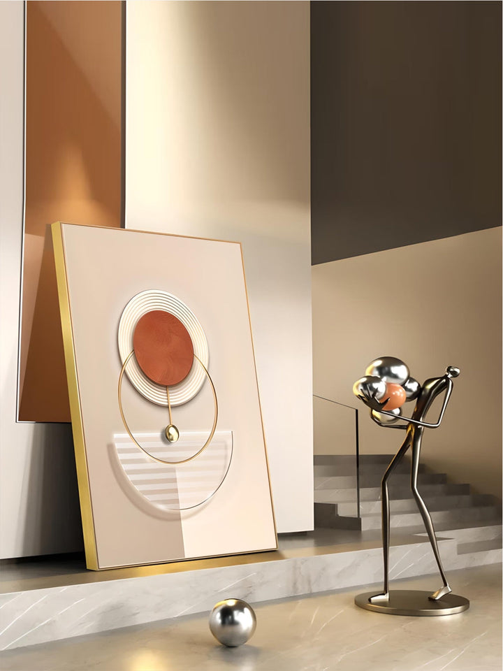 Harmonious Abstract Geometry Modern Aesthetics Wall Art Fine Art Canvas Prints Posters Pictures For Contemporary Apartment Living Room