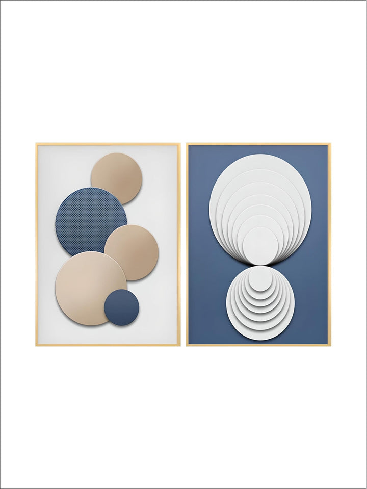 Modern Aesthetics Abstract Geometry Wall Art Fine Art Canvas Prints Posters Pictures For Modern Apartment Living Room Light Luxury Home Decor