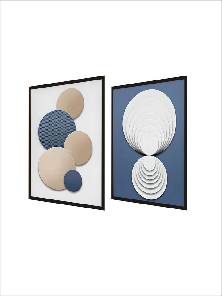 Modern Aesthetics Abstract Geometry Wall Art Fine Art Canvas Prints Posters Pictures For Modern Apartment Living Room Light Luxury Home Decor