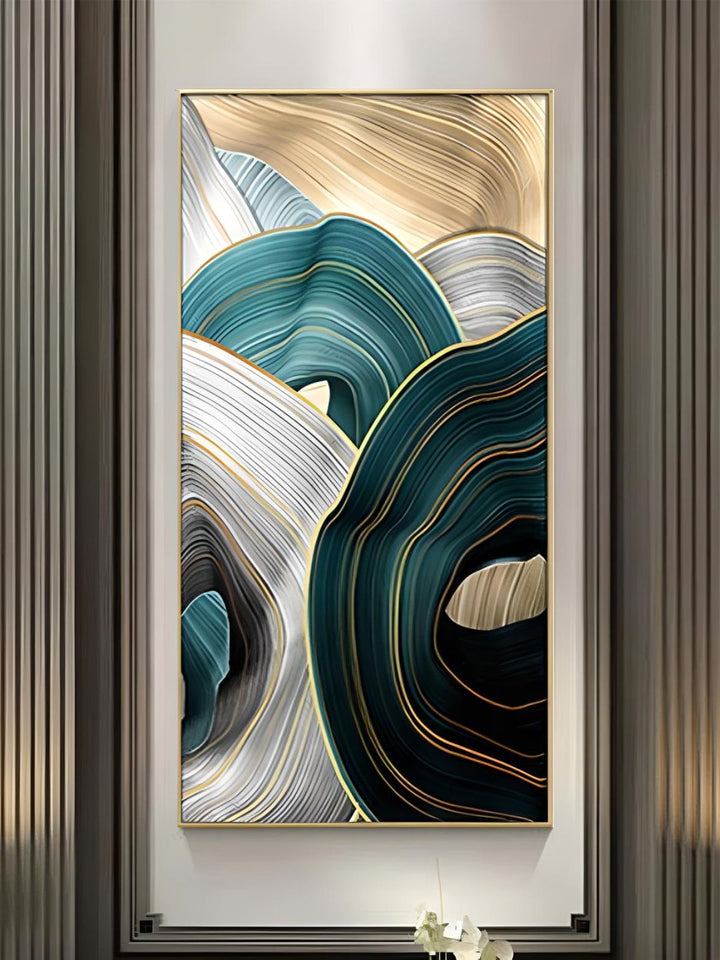 Flowing Ribbon Wall Art Fine Art Canvas Prints Large Format Abstract Pictures For Luxury Living Room Dining Room Loft Home Office Interior Art Decor