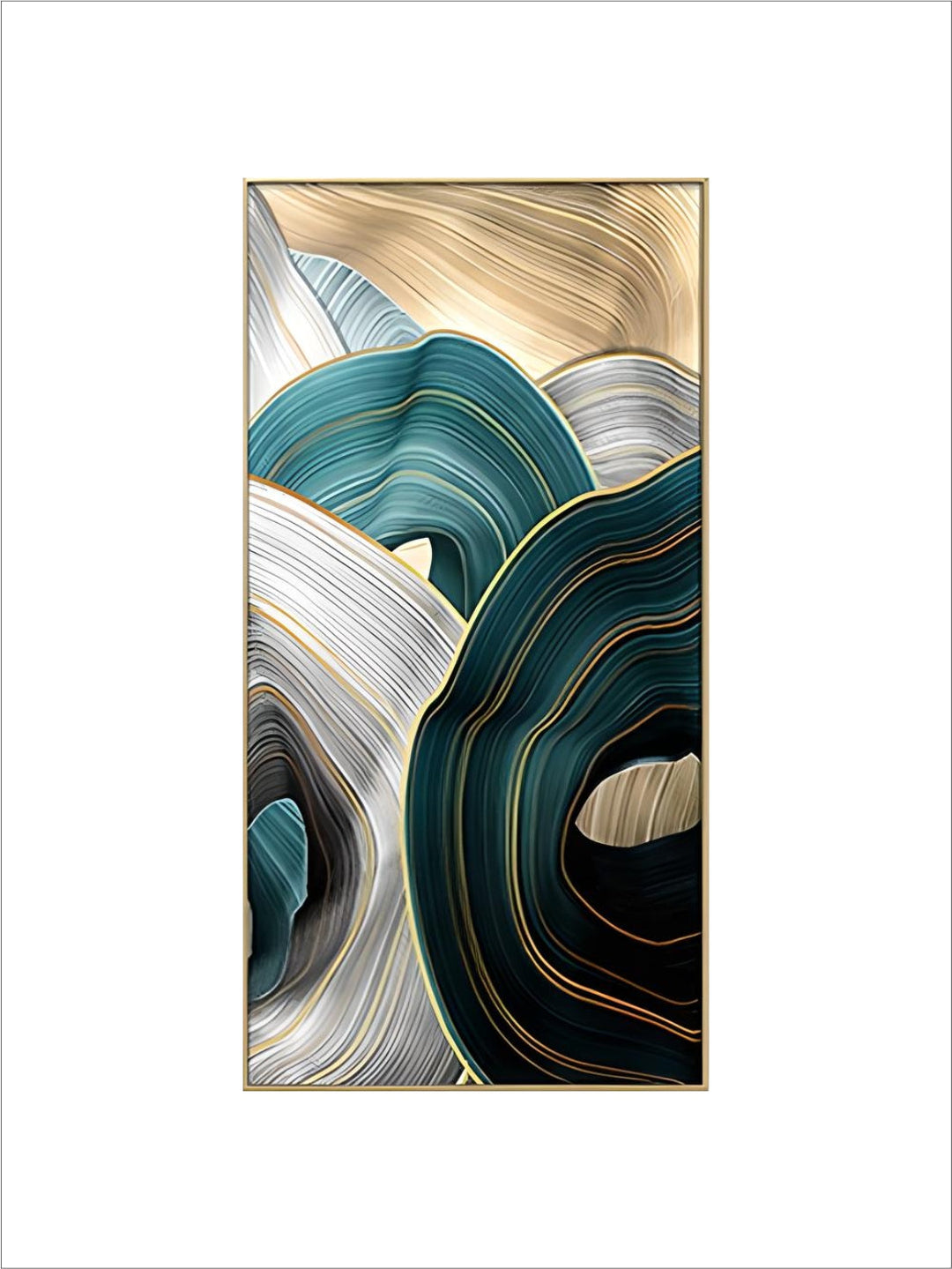 Flowing Ribbon Wall Art Fine Art Canvas Prints Large Format Abstract Pictures For Luxury Living Room Dining Room Loft Home Office Interior Art Decor