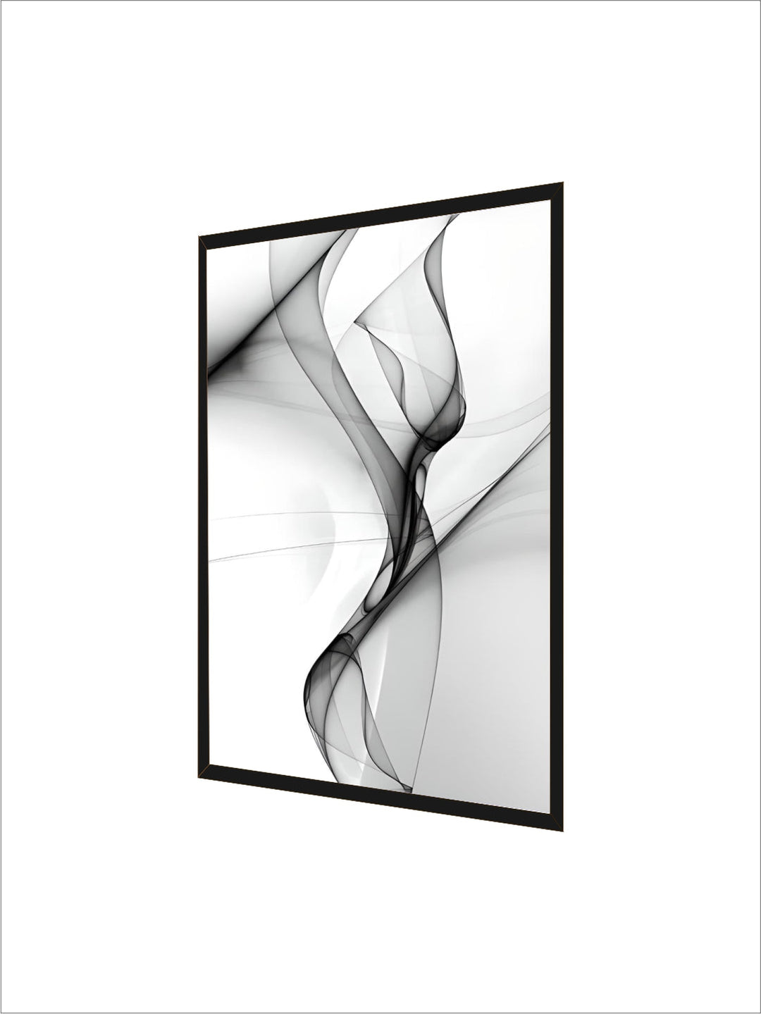 Minimalist Mystical Vapor Trails Black & White Wall Art Fine Art Canvas Prints Modern Art Pictures For Living Room Home Office Decor