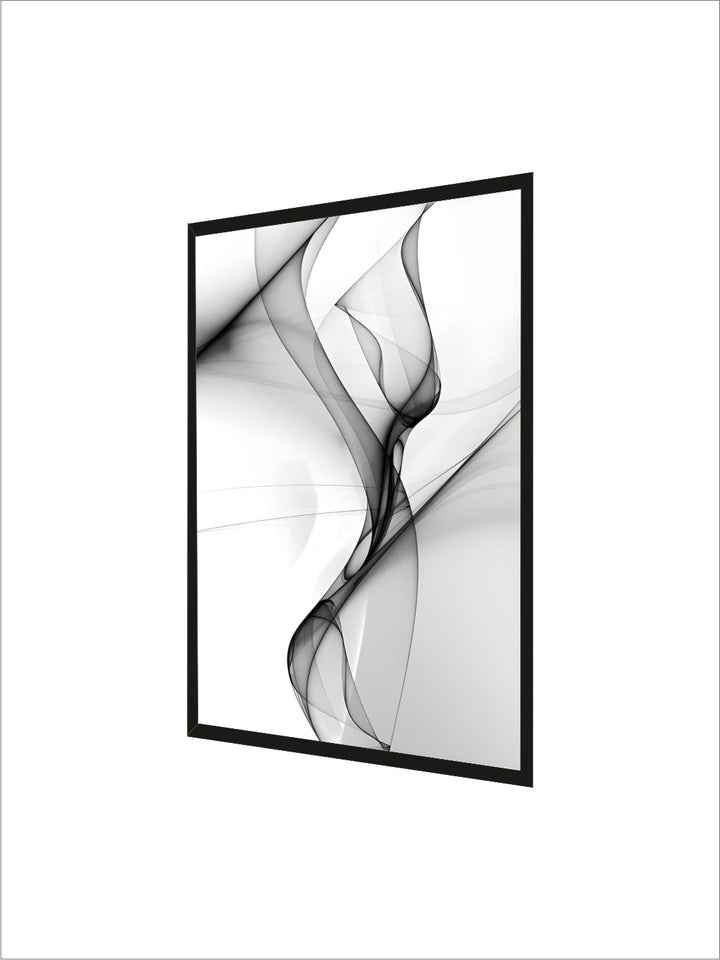Minimalist Mystical Vapor Trails Black & White Wall Art Fine Art Canvas Prints Modern Art Pictures For Living Room Home Office Decor