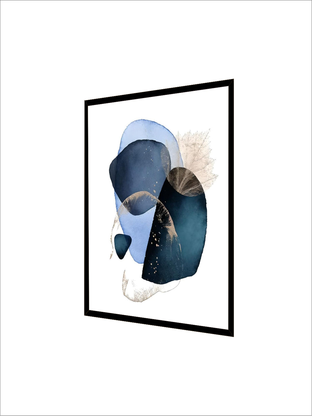 Set of 3Pcs Minimalist Blue Abstract nordic Wall Art Fine Art Canvas Prints Pictures For Modern Living Room Bedroom Art Decor