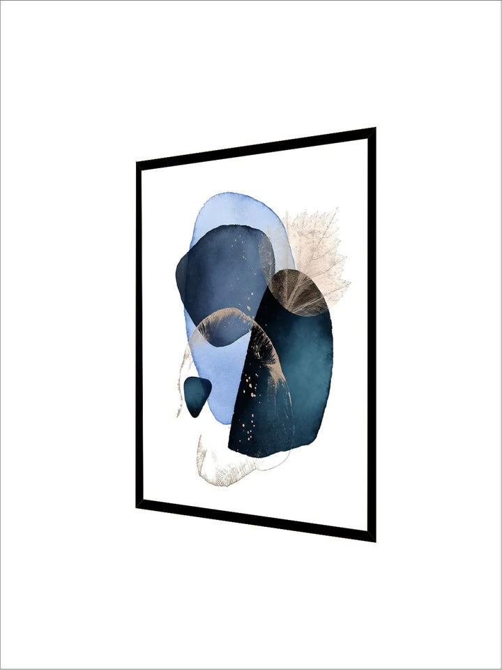 Set of 3Pcs Minimalist Blue Abstract nordic Wall Art Fine Art Canvas Prints Pictures For Modern Living Room Bedroom Art Decor