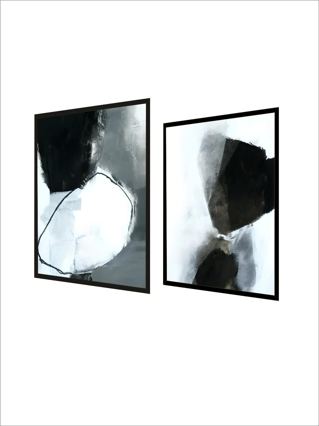 Dark Stones Abstract Wall Art Fine Art Canvas Prints nordic Pictures For Modern Apartment Living Room Home Office Decor