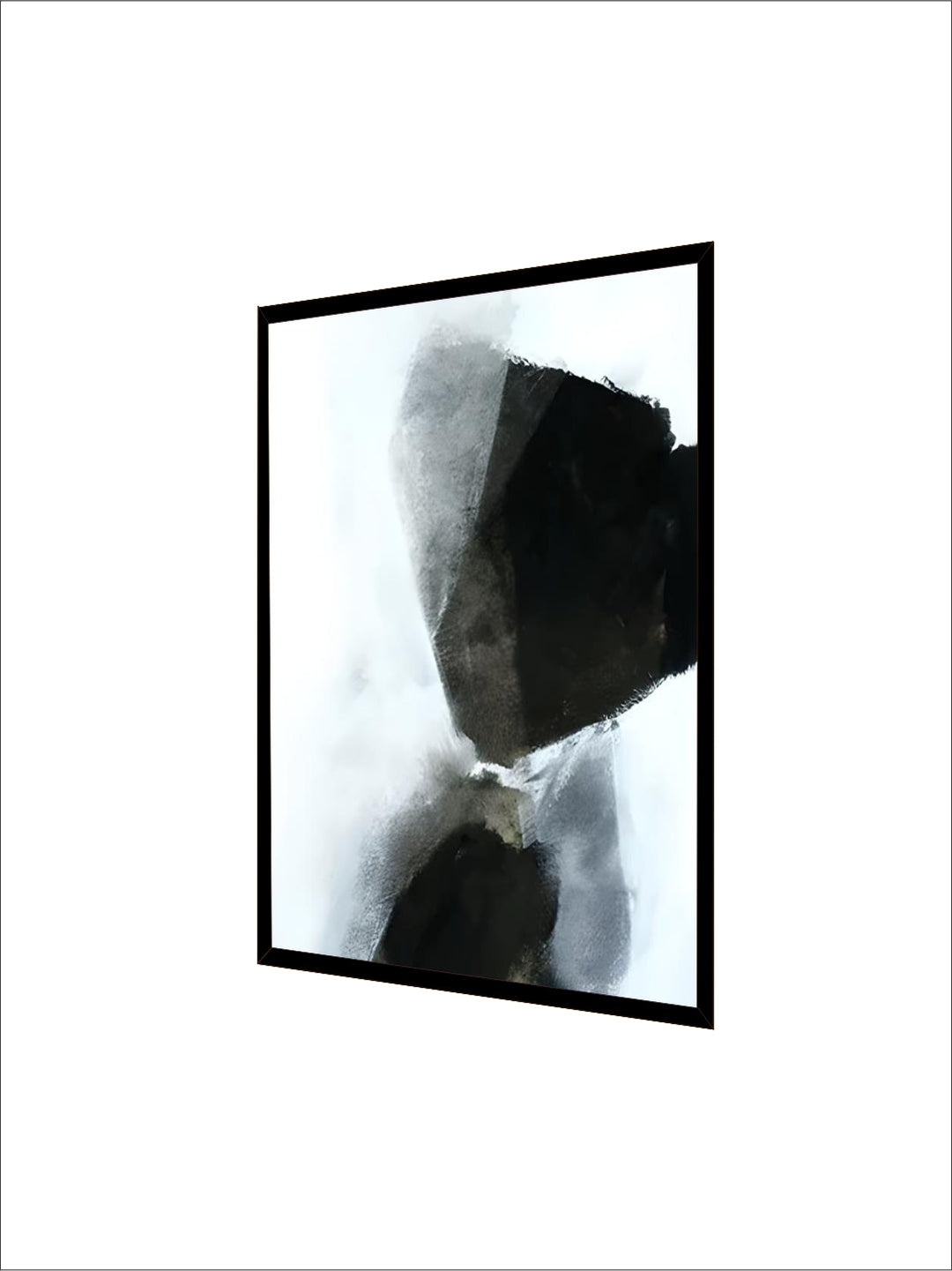 Dark Stones Abstract Wall Art Fine Art Canvas Prints nordic Pictures For Modern Apartment Living Room Home Office Decor