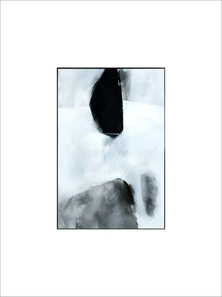 Dark Stones Abstract Wall Art Fine Art Canvas Prints nordic Pictures For Modern Apartment Living Room Home Office Decor