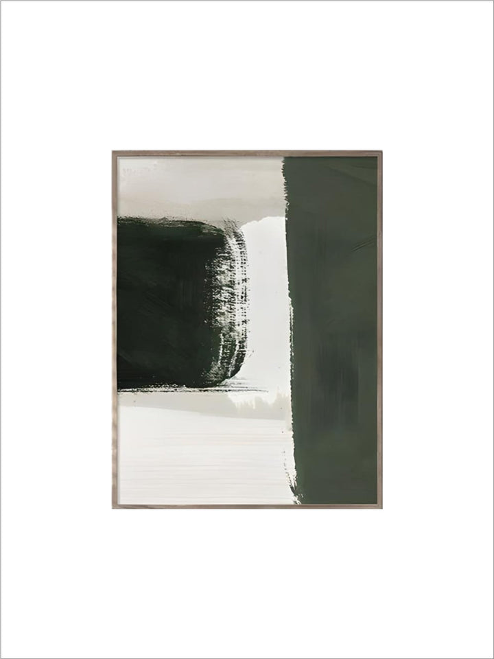 Modern Abstract Green Beige White Brushstroke Canvas Prints nordic Wall Artwork For Contemporary Living Room Home Decor Artwork
