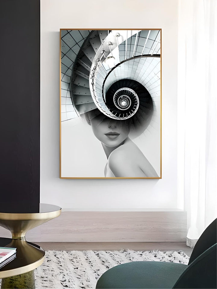 Abstract Fashion Architectural Fashion Wall Art Fine Art Canvas Prints Pictures For Modern Apartment Living Room Home Office Decor