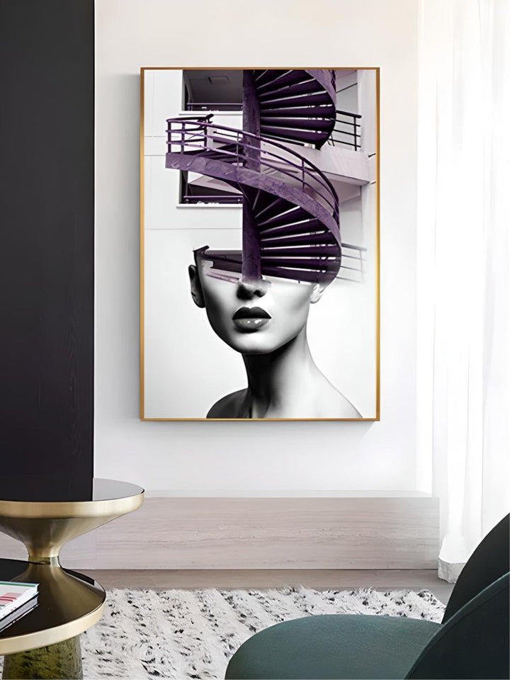Abstract Fashion Architectural Fashion Wall Art Fine Art Canvas Prints Pictures For Modern Apartment Living Room Home Office Decor