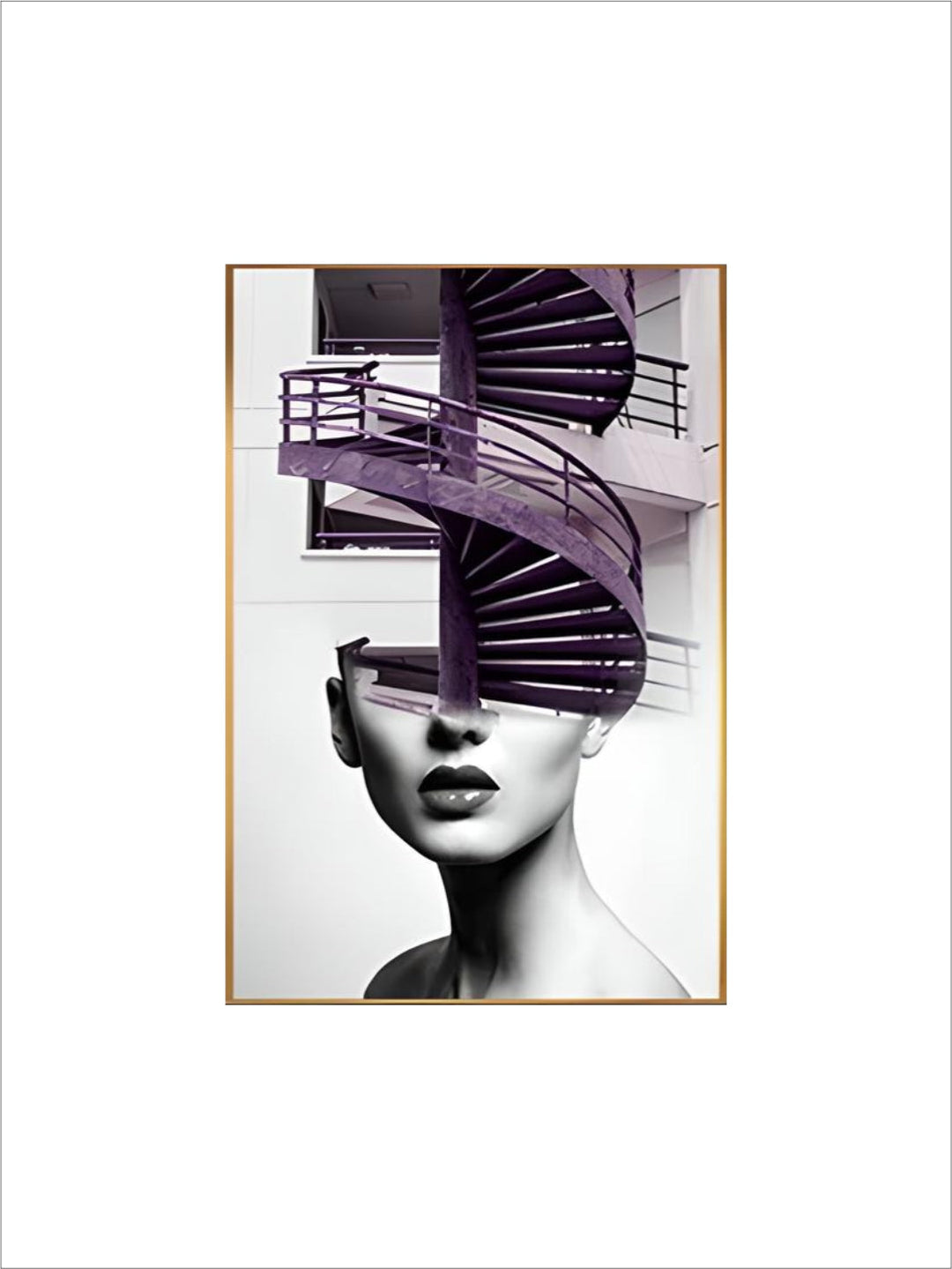 Abstract Fashion Architectural Fashion Wall Art Fine Art Canvas Prints Pictures For Modern Apartment Living Room Home Office Decor