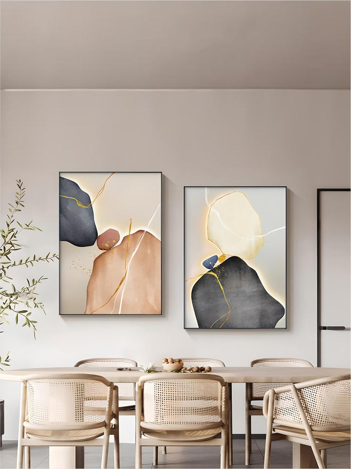 Modern Abstract nordic Zen Pebbles Wall Art Fine Art