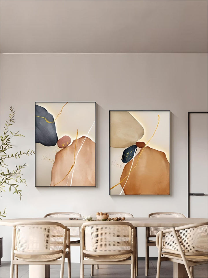 Modern Abstract nordic Zen Pebbles Wall Art Fine Art