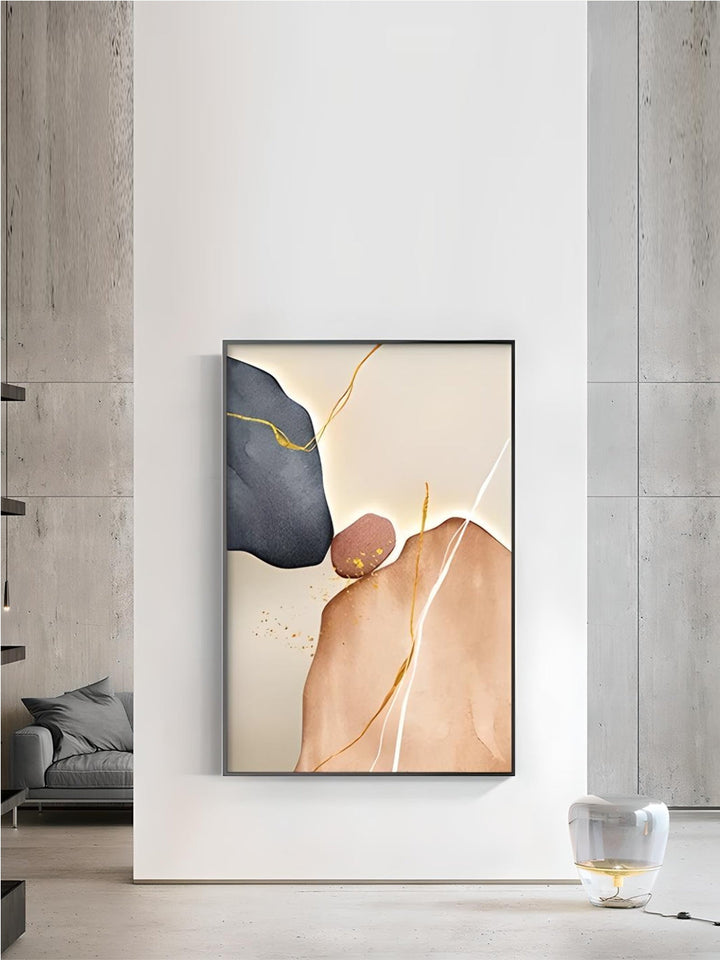 Modern Abstract nordic Zen Pebbles Wall Art Fine Art