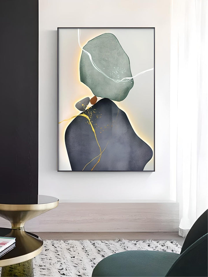 Modern Abstract nordic Zen Pebbles Wall Art Fine Art