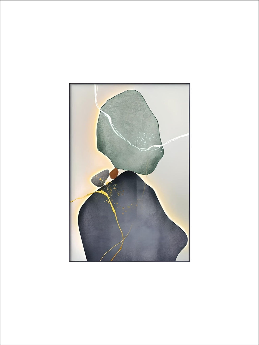 Modern Abstract nordic Zen Pebbles Wall Art Fine Art