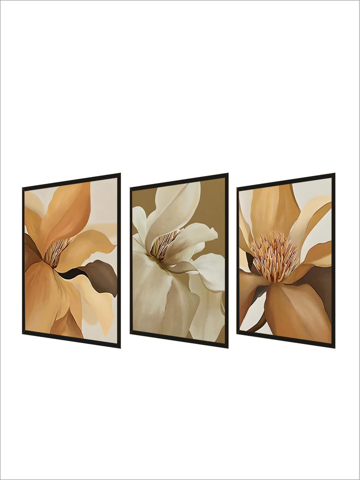 Big Abstract Floral Wall Art Fine Art Canvas Prints Modern Botany Pictures For Living Room Dining Room Bedroom Art Decor