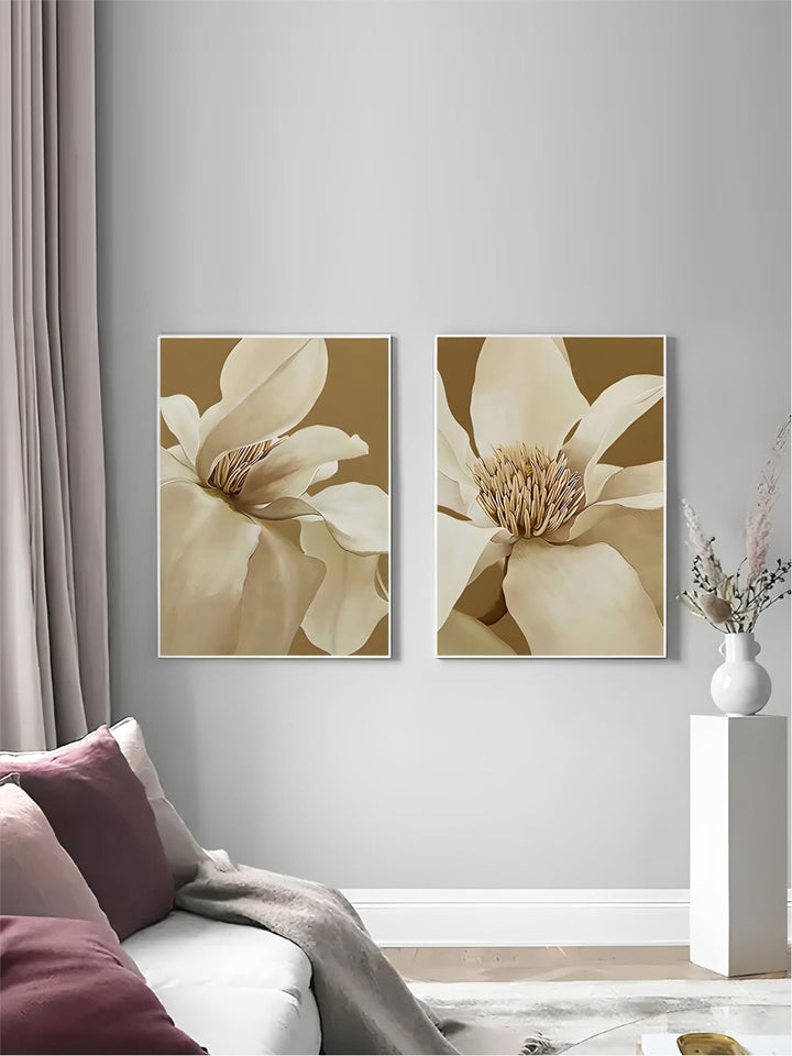Big Abstract Floral Wall Art Fine Art Canvas Prints Modern Botany Pictures For Living Room Dining Room Bedroom Art Decor