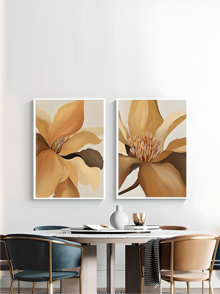 Big Abstract Floral Wall Art Fine Art Canvas Prints Modern Botany Pictures For Living Room Dining Room Bedroom Art Decor