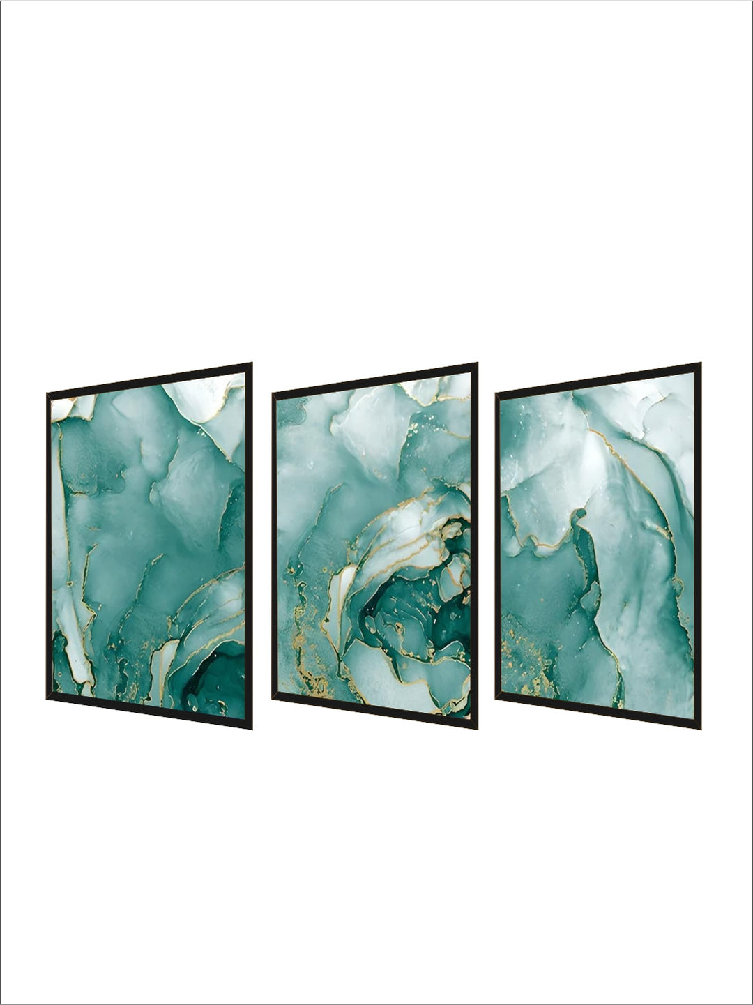 Modern Abstract Aqua Liquid Marble Prints Wall Art Fine Art 