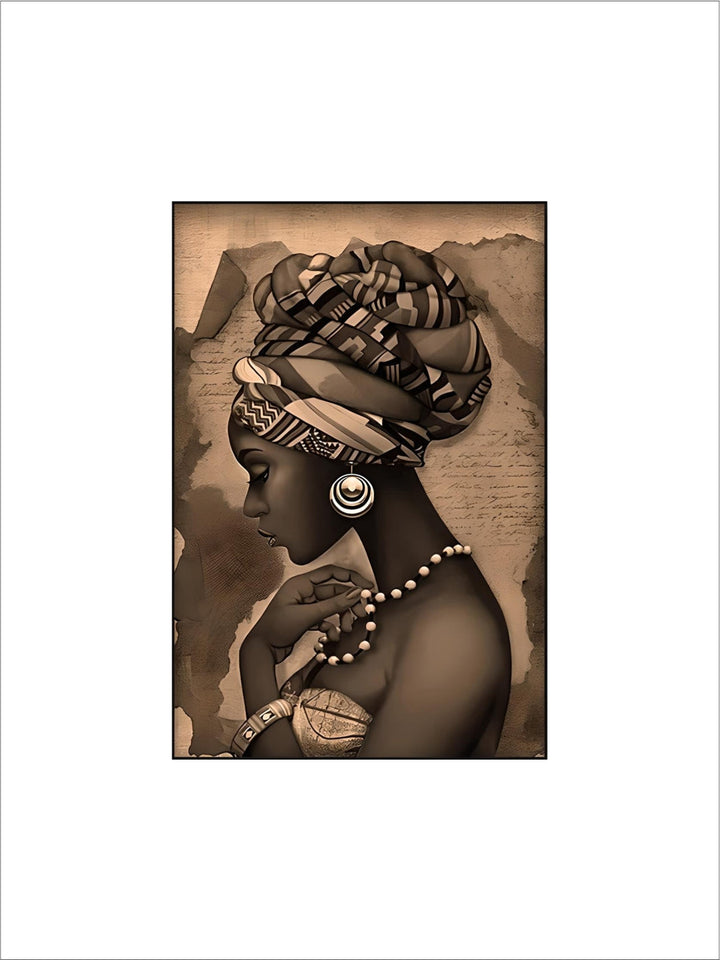 Golden Girl Fashion Wall Art Fine Art Canvas Prints Modern Abstract Portrait Pictures For Living Room Bedroom Boutique Salon Art Decor