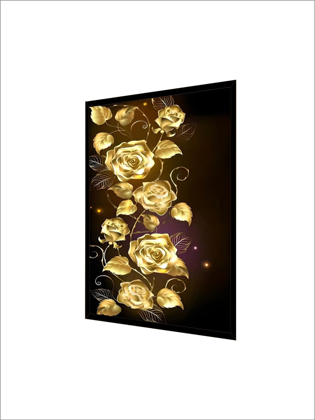 Home Wall Art Decor Luxury Black Gold Rose And Butterfly Landscape Modern nordic Poster custom canvas art prints