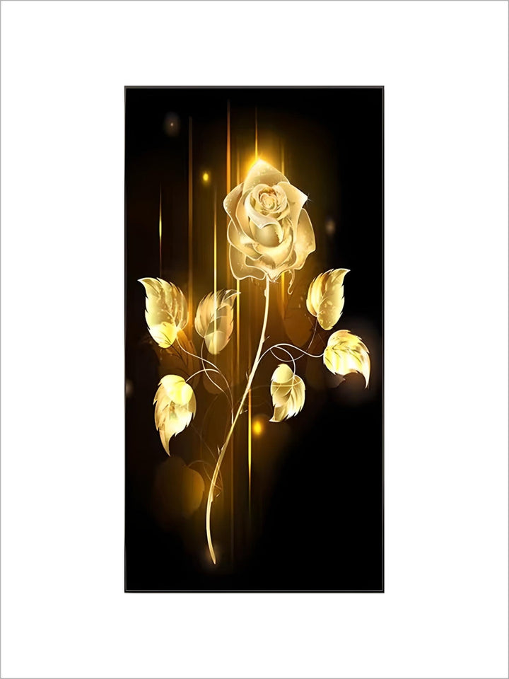 Home Wall Art Decor Luxury Black Gold Rose And Butterfly Landscape Modern nordic Poster custom canvas art prints