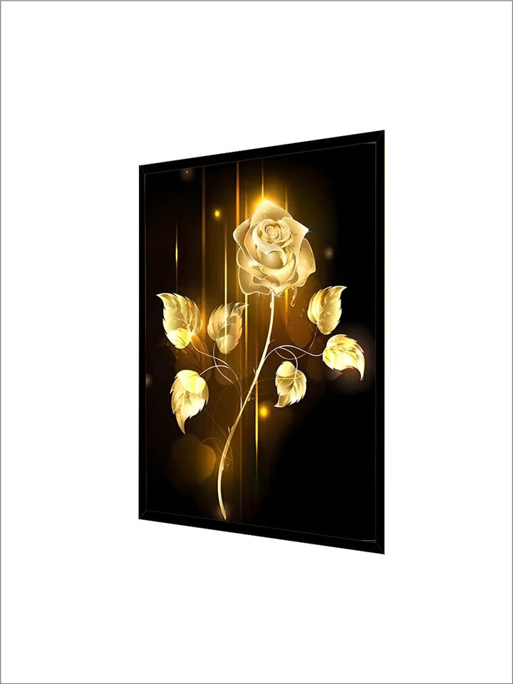 Home Wall Art Decor Luxury Black Gold Rose And Butterfly Landscape Modern nordic Poster custom canvas art prints