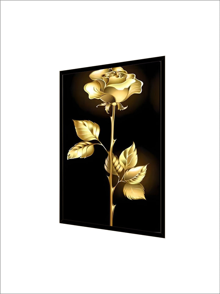 Home Wall Art Decor Luxury Black Gold Rose And Butterfly Landscape Modern nordic Poster custom canvas art prints