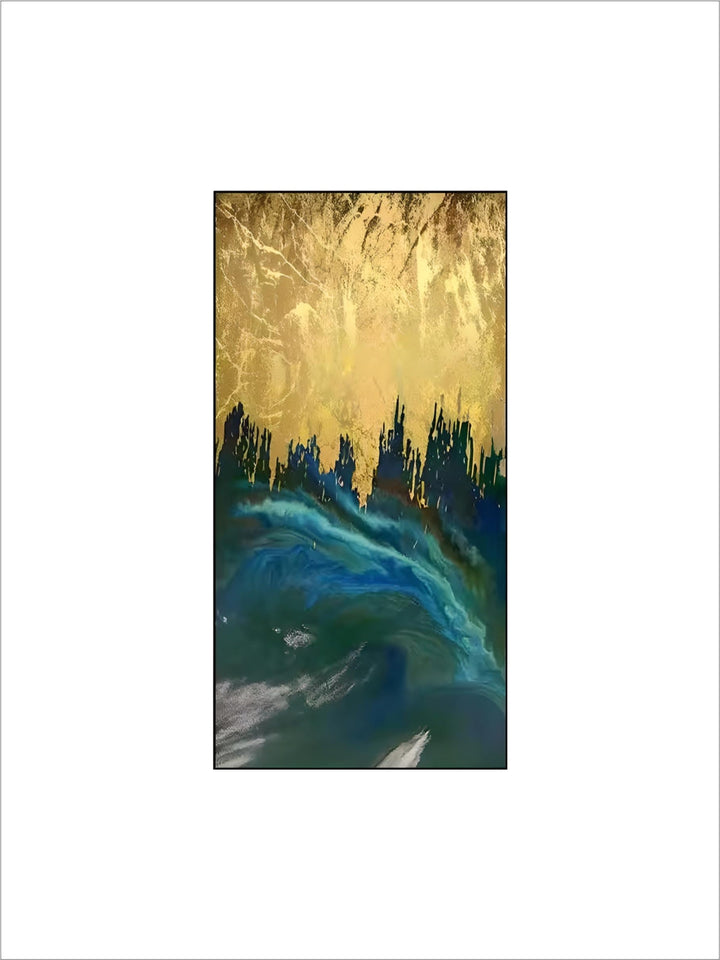 Nordic Abstract Posters and Prints Golden Grey Canvas Art Paintings Modern Room Decoration Wall Picture For Living Room Home