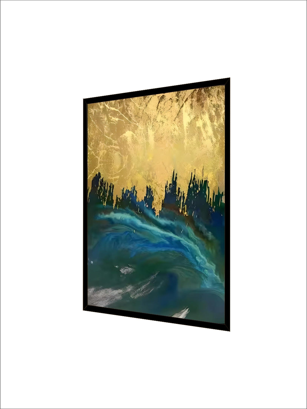 Nordic Abstract Posters and Prints Golden Grey Canvas Art Paintings Modern Room Decoration Wall Picture For Living Room Home