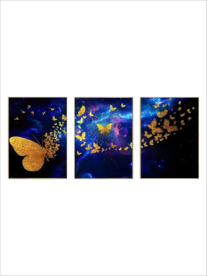 Dancing Butterfly Abstract Canvas Painting Wall Art Poster and Print Scandinavian Decorative Picture Modern Home Decoration