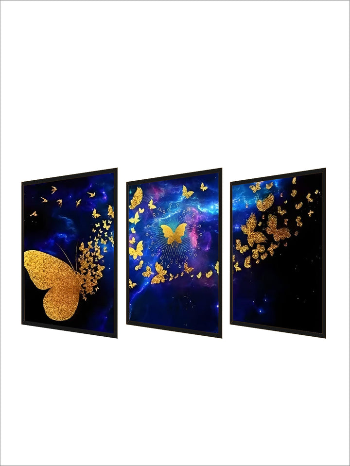 Dancing Butterfly Abstract Canvas Painting Wall Art Poster and Print Scandinavian Decorative Picture Modern Home Decoration