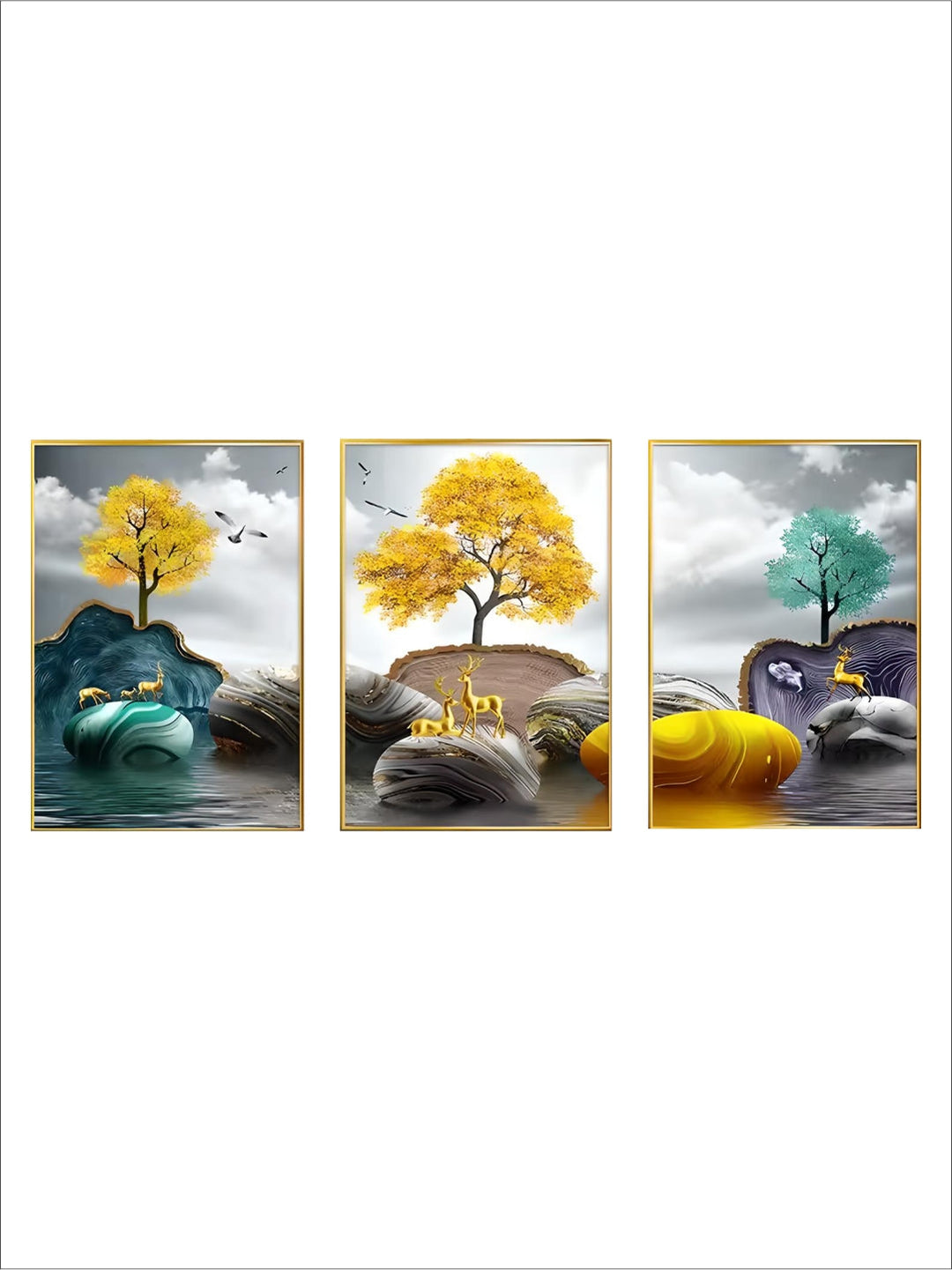 modern nordic wall art canvas painting crystal porcelain