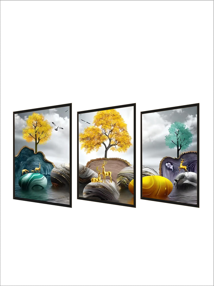 modern nordic wall art canvas painting crystal porcelain