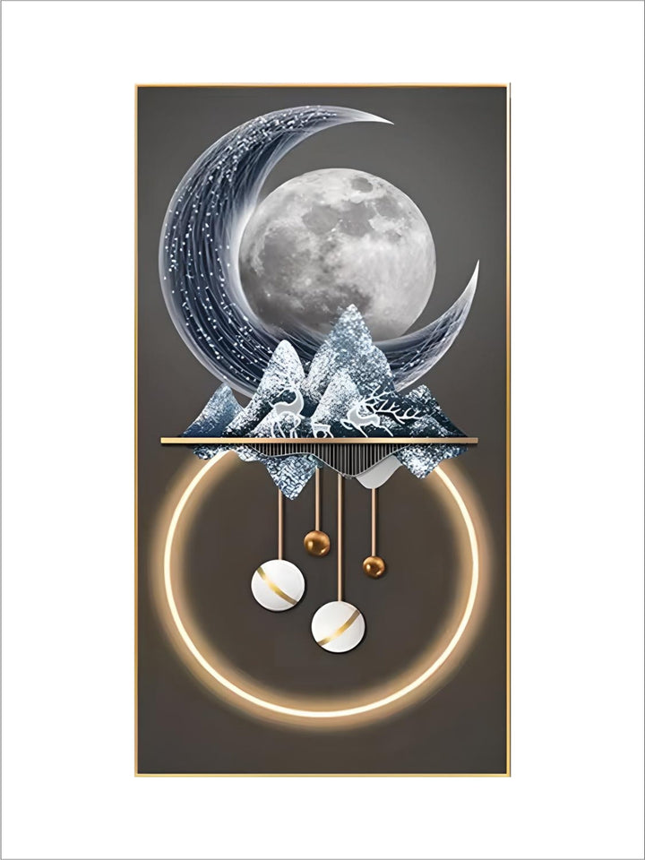Luxury porch decoration abstract Nordic elk animal elk wall art