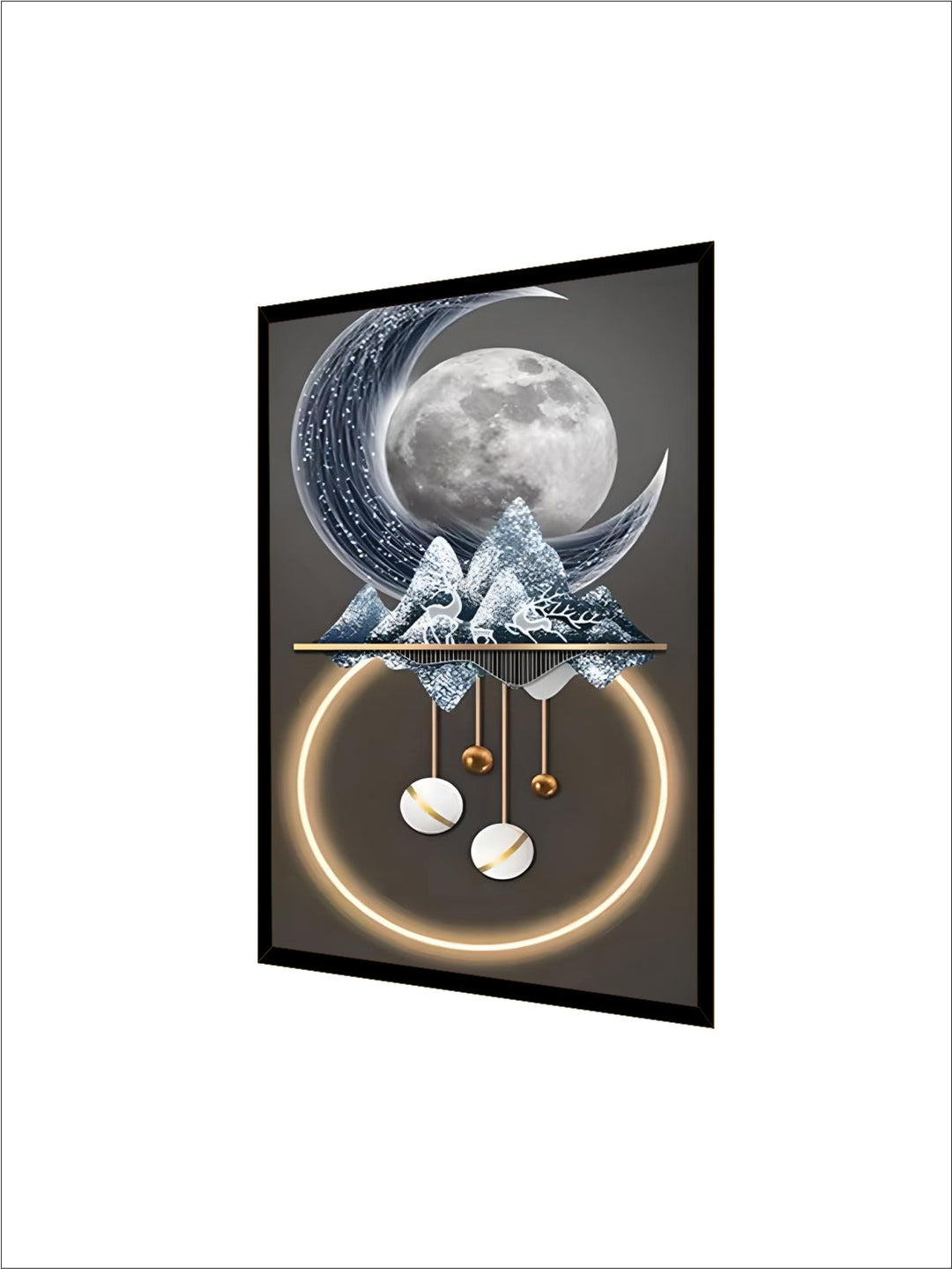 Luxury porch decoration abstract Nordic elk animal elk wall art