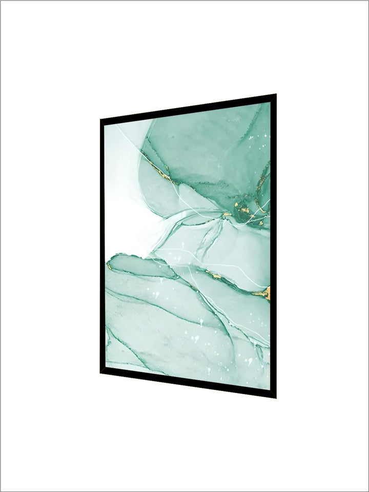 Abstract Green Golden Marble Print Wall Art Fine Art Canvas Prints Pictures For Modern Apartment Living Room Hotel Room Art Decor