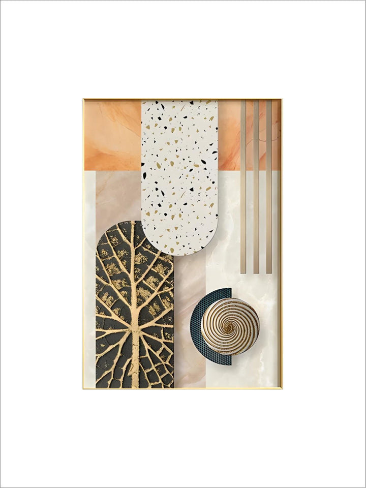 Modern Aesthetics Abstract Architectural Wall Art Fine Art Canvas Prints Pictures For Apartment Living Room Foyer Entrance Way Light Luxury Home Decor