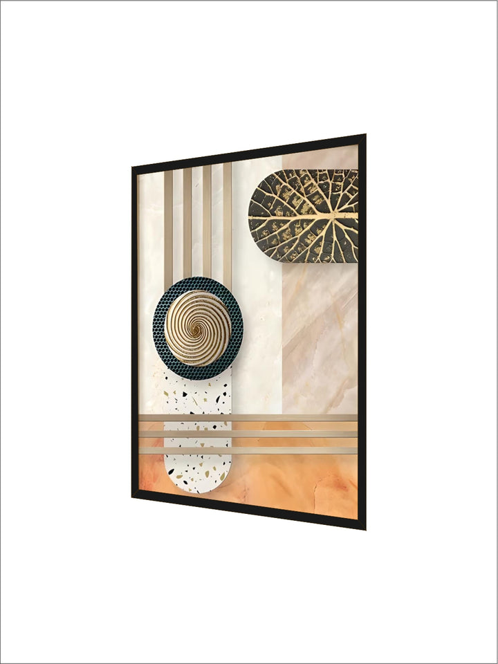 Modern Aesthetics Abstract Architectural Wall Art Fine Art Canvas Prints Pictures For Apartment Living Room Foyer Entrance Way Light Luxury Home Decor