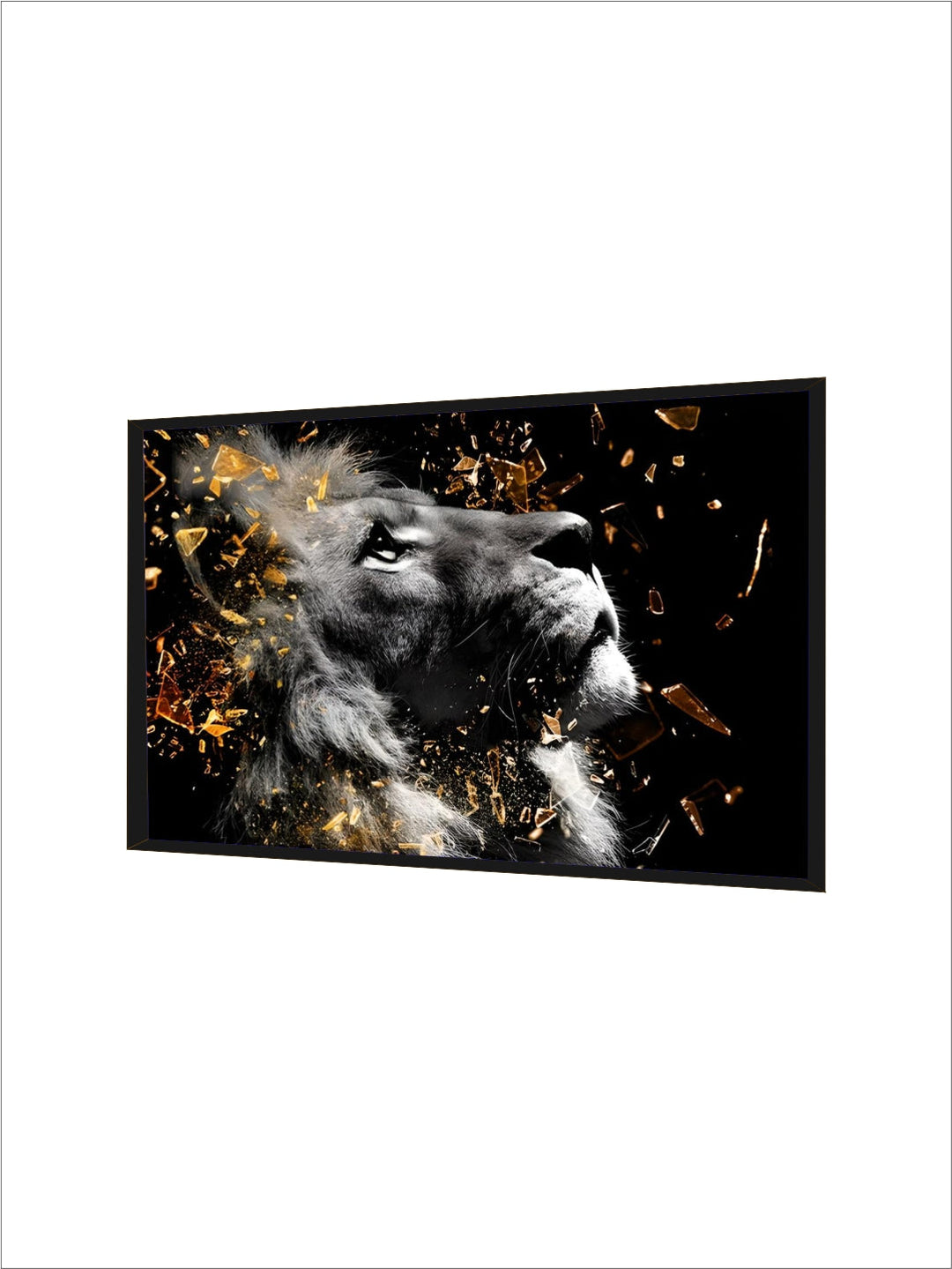 Modern Wild Animal Posters Wall Art Fine Art Canvas Prints Lion Elephant Leopard Zebra Pictures For Living Room Home Office Decor