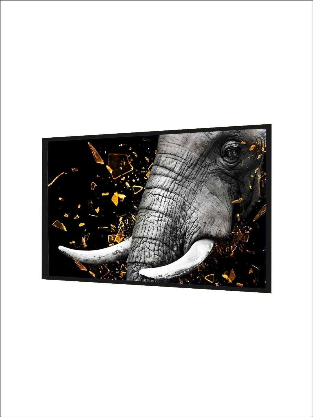 Modern Wild Animal Posters Wall Art Fine Art Canvas Prints Lion Elephant Leopard Zebra Pictures For Living Room Home Office Decor