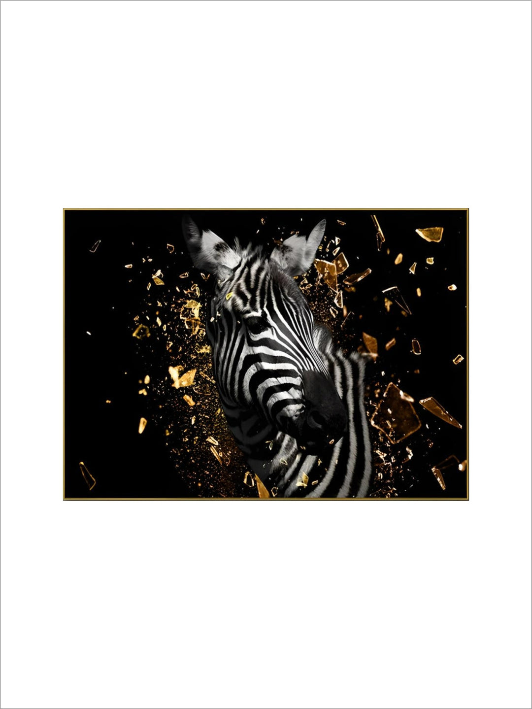 Modern Wild Animal Posters Wall Art Fine Art Canvas Prints Lion Elephant Leopard Zebra Pictures For Living Room Home Office Decor